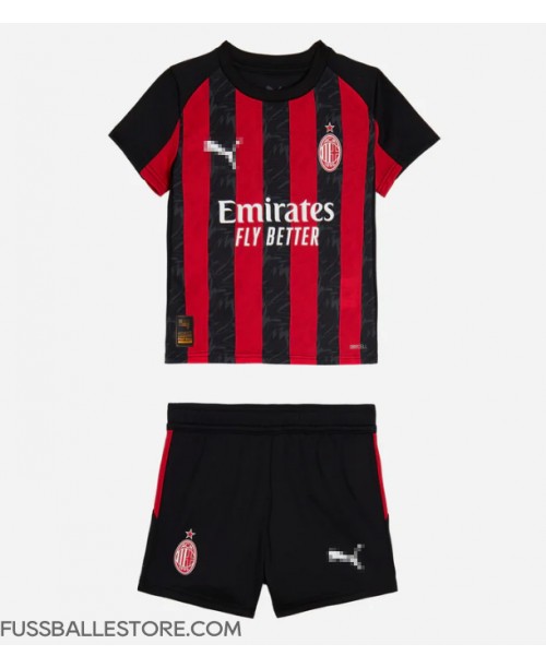 Günstige AC Milan Christian Pulisic #11 Heimtrikotsatz Kinder 2025-26 Kurzarm (+ Kurze Hosen) Günstige AC Milan Christian Pulisic #11 Heimtrikotsatz Kinder 2025-26 Kurzarm (+ Kurze Hosen)